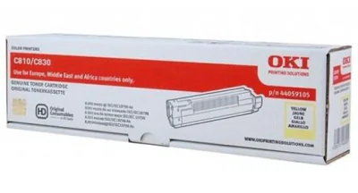 Toner Original OKI Yellow, 44059105, pentru C810|C830, 8K,"44059105"