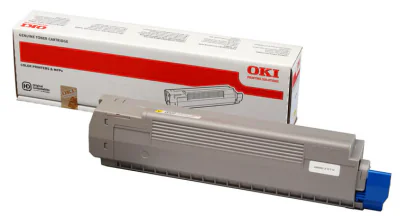 Toner Original Oki Yellow, 44643001, pentru C801, 7.3K,"44643001"