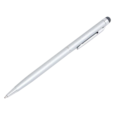 TOUCH PEN LOGILINK, pt. tablete si smartphone, varf cu cap de scriere, aluminiu, argintiu, "AA0041"