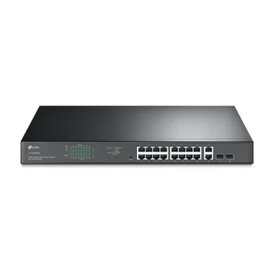 TP-Link 18-Port Gigabit Easy Smart PoE Switch with 16-Port PoE+, Managed, L2, Gigabit Ethernet (10/100/1000), Power over Ethernet (PoE), Rack mounting, 1U