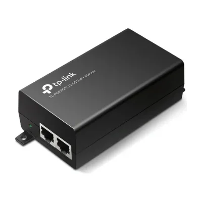 TP-Link 2.5G PoE+ Injector, 2.5 Gigabit Ethernet, 10,100,1000,2500 Mbit/s, IEEE 802.3ab, IEEE 802.3af, IEEE 802.3at, IEEE 802.3bz, IEEE 802.3i, IEEE 802.3u, Black, 30 W, 100 - 240 V