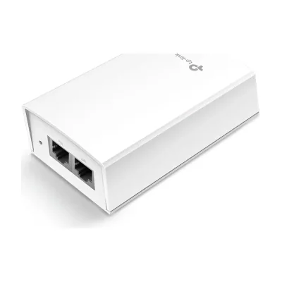 TP-Link 48V Passive PoE Adapter, Gigabit Ethernet, 10,100,1000 Mbit/s, 10/100/1000, Cat3, Cat4, Cat5, Cat5e, Cat6, White, 100 m