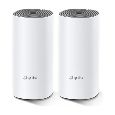 TP-Link AC1200 Deco Whole Home Mesh Wi-Fi System, 2-Pack, White, Grey, Internal, Mesh system, LAN, WLAN, Dual-band (2.4 GHz / 5 GHz), Wi-Fi 5 (802.11ac)