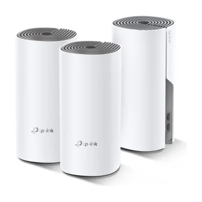 TP-Link AC1200 Whole Home Mesh Wi-Fi System, 3-Pack, White, Grey, Internal, Mesh system, LAN, WLAN, Dual-band (2.4 GHz / 5 GHz), Wi-Fi 5 (802.11ac)