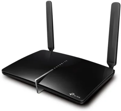 TP-LINK AC1200 Wireless Dual Band 4G + cat6 Router, ARCHER MR600,3* 10/100Mbps LAN Ports, 1* 10/100Mbps LAN/WAN Port, 1* micro SIM Card Slot, 2* Detachable External 4G LTE Antennas,IEEE 802.11a/n/ac 5 GHz, IEEE 802.11b/g/n 2.4 GHz, WPS Button, Reset 