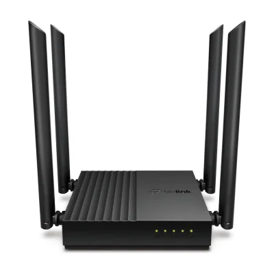 TP-Link ARCHER A64, Wi-Fi 5 (802.11ac), Dual-band (2.4 GHz / 5 GHz), Ethernet LAN, Black, Tabletop router