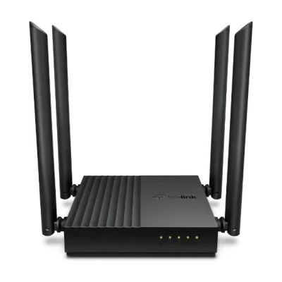 TP-Link Archer C64, Wi-Fi 5 (802.11ac), Dual-band (2.4 GHz / 5 GHz), Ethernet LAN, Black, Tabletop router