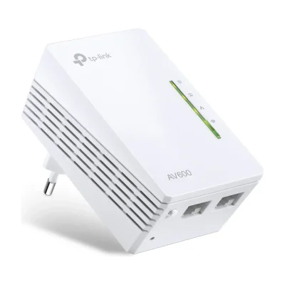 TP-Link AV600 Wi-Fi Powerline Extender, 600 Mbit/s, IEEE 802.11b, IEEE 802.11g, IEEE 802.11n, IEEE 802.3, IEEE 802.3u, Fast Ethernet, 10,100 Mbit/s, Wi-Fi 4 (802.11n), 802.11b, 802.11g, Wi-Fi 4 (802.11n)
