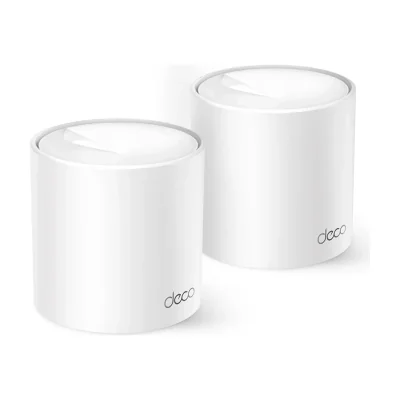 TP-Link AX1500 Whole Home Mesh Wi-Fi 6 System, White, Internal, Mesh router, 190 m², Dual-band (2.4 GHz / 5 GHz), Wi-Fi 6 (802.11ax)