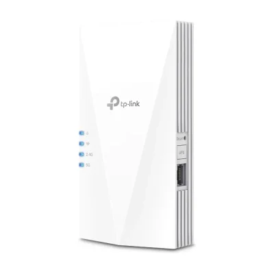 TP-Link AX1800 Wi-Fi 6 WLAN Repeater, Network transmitter & receiver, 1201 Mbit/s, 10,100,1000 Mbit/s, Windows 10, Windows 2000, Windows 7, Windows 8, Windows 8.1, Windows 98SE, Windows NT, Windows..., Internet Explorer 11, Firefox 12.0, Chrome 20.0, Safari 4.0, Internal
