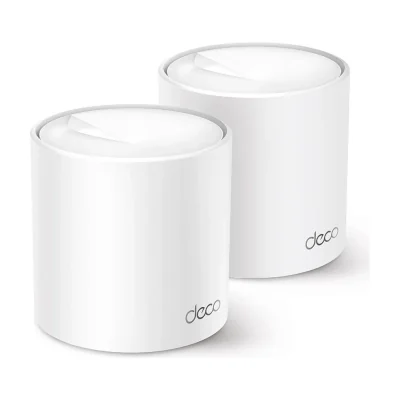 TP-Link AX3000 Whole Home Mesh Wi-Fi 6 System, 2-Pack, White, Internal, Power, Status, Dual-band (2.4 GHz / 5 GHz), Wi-Fi 6 (802.11ax), 802.11a, 802.11b, 802.11g, Wi-Fi 4 (802.11n), Wi-Fi 5 (802.11ac), Wi-Fi 6 (802.11ax)