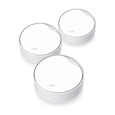 TP-Link AX3000 Whole Home Mesh Wi-Fi 6 System with PoE, White, Internal, Mesh system, 600 m², Dual-band (2.4 GHz / 5 GHz), Wi-Fi 6 (802.11ax)