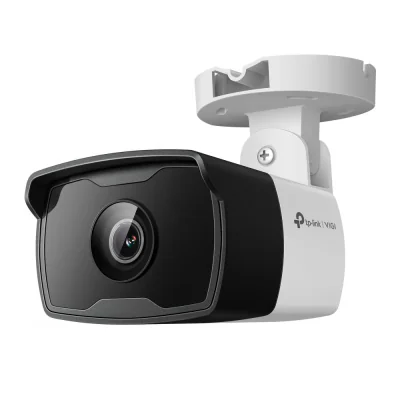 "TP-Link Camera IR de supraveghere Bullet pentru exterior VIGIC330I(4MM), Senzor imagine: CMOS 1/2.8"", Lentila 4mm, F2.0,Weatherproof: IP67, Infrarosu: 30m, Detectare: 65m, Observare: 27m, Recunoastere: 13m, Identificare: 7m, Unghi vizualizare: Hori
