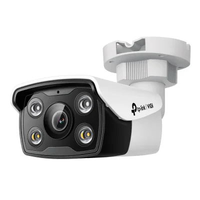 "TP-Link Camera IR de supraveghere Bullet pentru exterior VIGIC350I(4MM), Senzor imagine: CMOS 1/2.7"", Lentila 4mm, F.1.6,Weatherproof: IP67, Infrarosu: 30m, Detectare: 80m, Observare: 33m, Recunoastere: 16m, Identificare: 8m, Unghi vizualizare:Hori