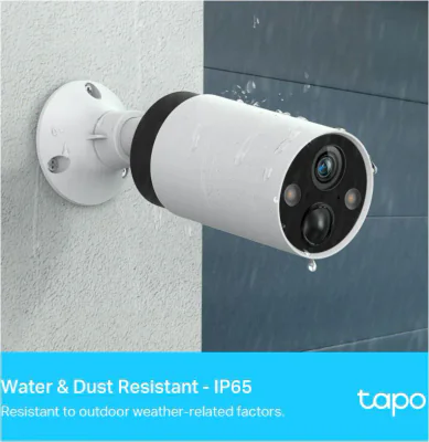 TP-Link camera Supraveghere WIFI, wireless TAPO C420S1, Senzor: 1/3", Rezolutie:  2K QHD (2560 × 1440 px), obiectiv: F/NO: 1.61±10%; Focal Length: 3.18mm±5%, Unghi de Vizualizare: 113°, Night Vision: IR 15m, 2- way audio, microfon si difuzor integrat