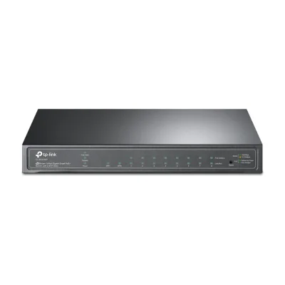 TP-Link JetStream 10-Port Gigabit Smart Switch with 8-Port PoE+, Managed, L2/L4, Gigabit Ethernet (10/100/1000), Power over Ethernet (PoE)