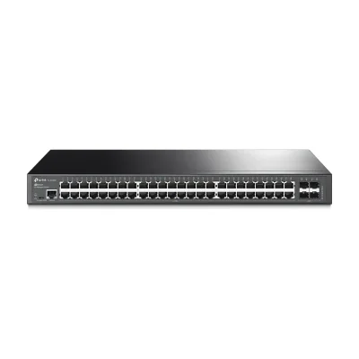 TP-Link JetStream 48-Port Gigabit L2 Managed Switch with 4 SFP Slots, Managed, L2, Gigabit Ethernet (10/100/1000), Rack mounting, 1U