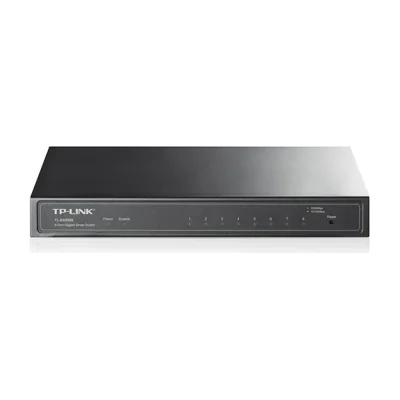 TP-Link JetStream 8-Port Gigabit Smart Switch, Managed, L2/L2+, Gigabit Ethernet (10/100/1000), Wall mountable