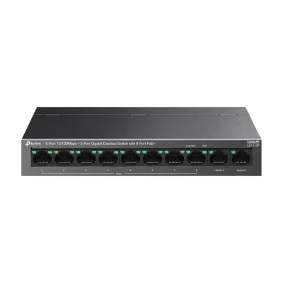 TP-Link LS1210P, Unmanaged, L2, Gigabit Ethernet (10/100/1000), Power over Ethernet (PoE), Desktop