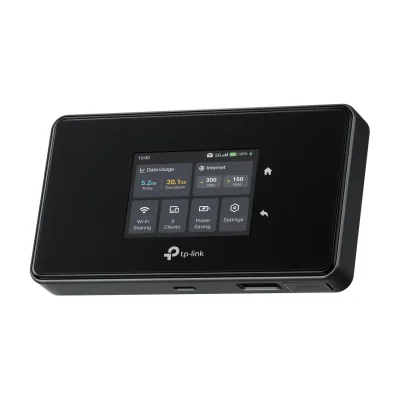 TP-Link M8550(EU), Cellular network router, Black, Portable, 802.11a, 802.11b, 802.11g, Wi-Fi 4 (802.11n), Wi-Fi 5 (802.11ac), Wi-Fi 6 (802.11ax), 200 Mbit/s, 4G, 5G, LTE