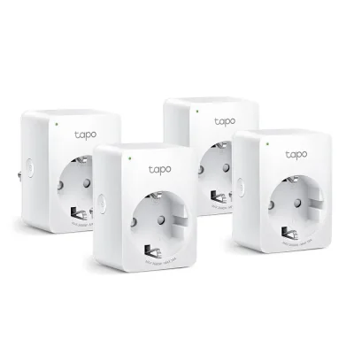 TP-Link MINI SMART WI-FI SOCKET TAPO P110(4-PACK), Protocol: IEEE 802.11b/g/n, Bluetooth 4.2 (doar pentru onboarding), 2.4 GHz, Cerințe de sistem: Android 4.4 sau o versiune mai recentă, iOS 9.0 sau o versiune mai recentă, Cerinte de alimentare: AC 2
