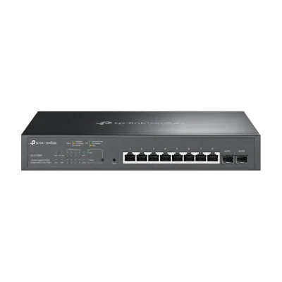 TP-Link Omada 10-Port Gigabit Smart Switch with 8-Port PoE+, Managed, L2/L2+, Gigabit Ethernet (10/100/1000), Power over Ethernet (PoE), Rack mounting, 1U