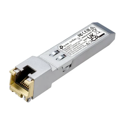 TP-Link Omada 1000BASE-T RJ45 SFP Module SPEC: 1000Mbps RJ45 Copper Transceiver, Plug and Play with SFP Slot, Up to 100 m Distance (Cat5e or above), Fiber optic, 1250 Mbit/s, SFP, 50/125 µm, 300 m, 850 nm