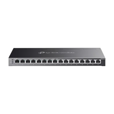 TP-Link Omada 16-Port Gigabit Smart Switch with 8-Port PoE+, Managed, L2/L2+, Gigabit Ethernet (10/100/1000), Power over Ethernet (PoE), Rack mounting