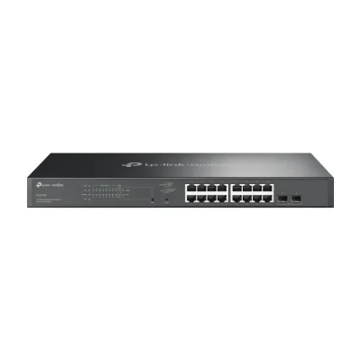 TP-Link Omada 18-Port Gigabit Smart Switch with 16-Port PoE+, Managed, L2/L2+, Gigabit Ethernet (10/100/1000), Power over Ethernet (PoE), Rack mounting, 1U