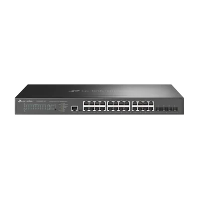 TP-Link Omada 24-Port 2.5GBASE-T and 4-Port 10GE SFP+ L2+ Managed Switch with 16-Port PoE+ & 8-Port PoE++, Managed, L2+, 2.5G Ethernet (100/1000/2500), Power over Ethernet (PoE), Rack mounting, 1U