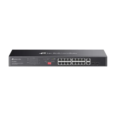 TP-Link Omada DS1018GMP, Unmanaged, Gigabit Ethernet (10/100/1000), Power over Ethernet (PoE), Rack mounting, 1U