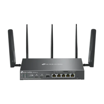 TP-Link Omada ER706WP-4G, Dual-band (2.4 GHz / 5 GHz), Ethernet LAN, 4G, Black, Desktop/pole router