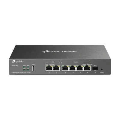 TP-Link Omada Multi-Gigabit VPN Router, Ethernet WAN, 2.5 Gigabit Ethernet, Fast Ethernet, Gigabit Ethernet, Black