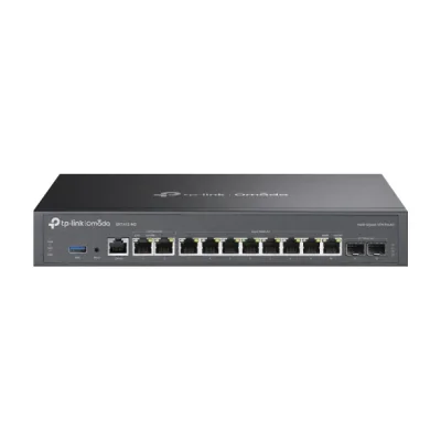 TP-Link Omada Multi-Gigabit VPN Router, Ethernet WAN, 2.5 Gigabit Ethernet, Gigabit Ethernet, Black