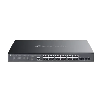 TP-Link Omada SG3428XMPP, Managed, L2+, Gigabit Ethernet (10/100/1000), Power over Ethernet (PoE), Rack mounting, 1U