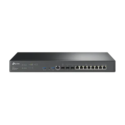 TP-Link Omada VPN Router with 10G Ports, Ethernet WAN, Gigabit Ethernet, Black