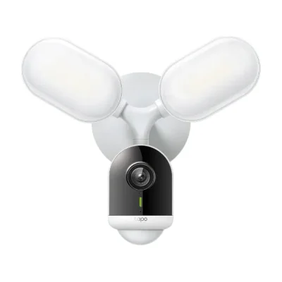 TP-Link Smart Floodlight Camera, IP security camera, Outdoor, Wired & Wireless, 2800 lm, 5000 K, Wall