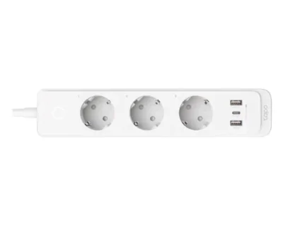 TP-Link  SMART WI-FI SOCKET TAPO P300, Protocol: IEEE 802.11b/g/n, Bluetooth 4.2, 2.4 GHz, Cerințe de sistem, Android 5 sau mai recent, iOS 10 sau mai recent, Dimensiuni: 268*55*40mm, cablu de 1.5m, voltaj maxim: 2300W, 10A, 3 prize, 2 x USB.