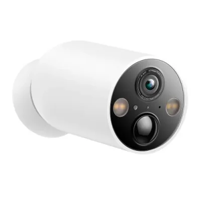 TP-LINK Tapo C425 Smart Wire-Free Indoor/Outdoor Security Camera, Senzor Starlight CMOS cu scanare progresivă de 1/3", Lungime focală: 2.1 mm, Apertură: F2.1, Câmpul de vizualizare: 150° (diagonală), 134°(orizontală), 77°(verticală), rezolutie maxima
