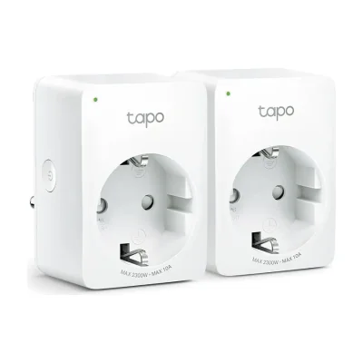 TP-Link Tapo Mini Smart Wi-Fi Socket, Indoor, White, Home, Polycarbonate (PC), Status, CE, RoHS