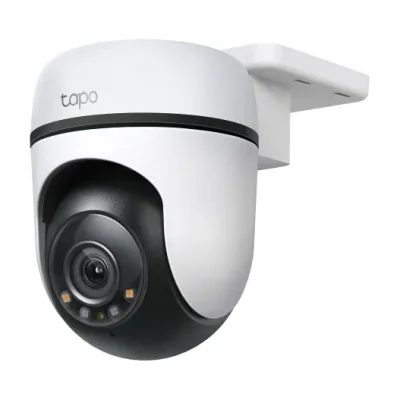 TP-Link Tapo Outdoor Pan/Tilt Security Wi-Fi Camera, IP security camera, Outdoor, Wireless, Amazon Alexa & Google Assistant, Ceiling/Wall/Pole, Black, White