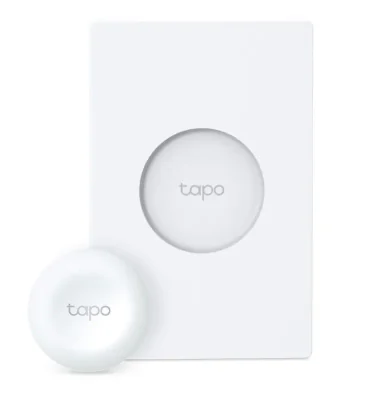 TP-LINK TAPO S200D intrerupator inteligent cu baza(NECESITA HUB TAPO), Standarde și Protocoale: 868Mhz / 922MHz, Cerințe de sistem: iOS 10+, Android 5.0+, 86 × 86 × 23.7 mm, alimentare: Baterie CR2032.