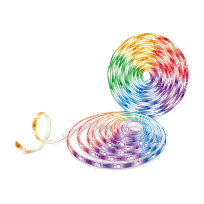 TP-Link Tapo Smart Light Strip, Multicolor, Smart strip light, Wi-Fi, White, 802.11b, 802.11g, Wi-Fi 4 (802.11n), LED, Multi