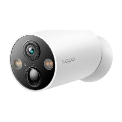 TP-Link Tapo Smart Wire-Free Security Camera, 2-Pack, IP security camera, Outdoor, Wireless, Ceiling/wall, White, Bullet