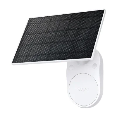 TP-Link Tapo Solar Panel SPEC: 5.2V 2.5W FEATURE: Type-C Charging Port, Non-Stop Power, Flexible Solar Installation, Works with Battery Camera, 4m Charging Cable(Total), Weatherproof (IP65), 2.5 W, 5.2 V, USB, White, IP65, Tapo C400; Tapo C410; Tapo C420;Tapo C425; Tapo C420S2, Tapo C400S2