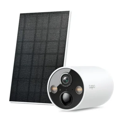 TP-Link Tapo Solar-Powered Security Camera Kit 1 × C425, 1 × A201, IP security camera, Outdoor, Wireless, Ceiling/wall, White, Bullet