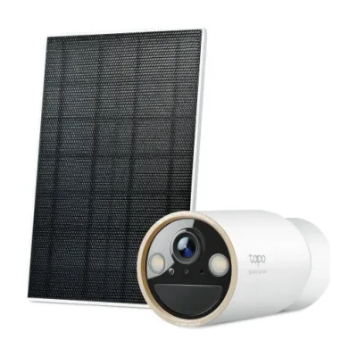 TP-Link Tapo Solar-Powered Security Camera Kit 1 × C460, 1 × A201, IP security camera, Outdoor, 3840 x 2160 pixels, Internal, Wall, White