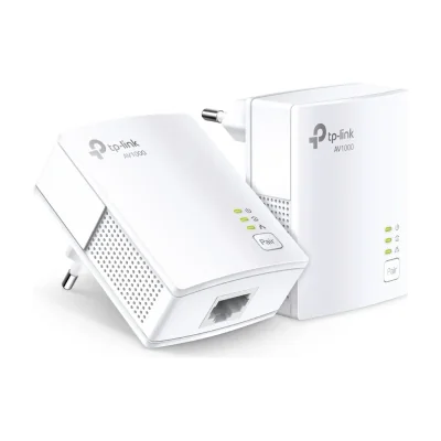 TP-Link TL-PA7017 KIT, 1000 Mbit/s, IEEE 802.3, IEEE 802.3ab, IEEE 802.3u, Type F, Gigabit Ethernet, 10,100,1000 Mbit/s, HomePlug AV2