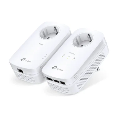 TP-Link TL-PA8033P KIT, 1300 Mbit/s, IEEE 1901, IEEE 802.3, IEEE 802.3ab, IEEE 802.3u, Type E / F, Gigabit Ethernet, 10,100,1000 Mbit/s, HomePlug AV2