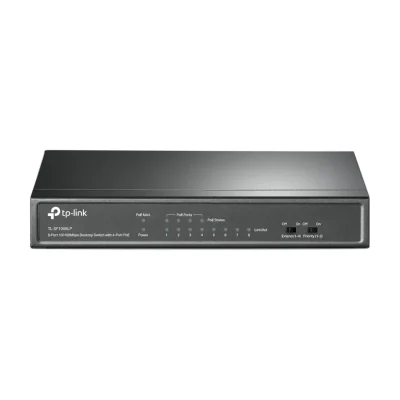 TP-Link TL-SF1008LP, Unmanaged, Fast Ethernet (10/100), Full duplex, Power over Ethernet (PoE), Wall mountable